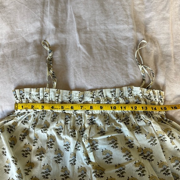 Zara Floral Cotton Wide Leg Jumpsuit - Picture 6 of 8